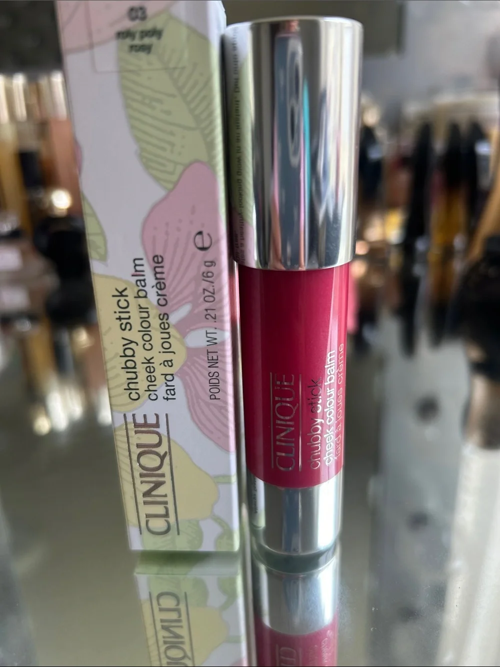 Clinique Chubby Stick Cheek Colour Balm -03 roly-poly rosy
